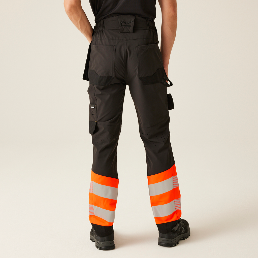 Regatta Professional Hi-Vis X-Pro Stretch Holster Trousers (Class 1)