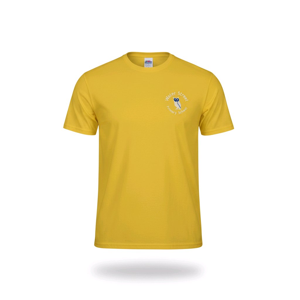 House Colours Yellow Short Sleeved T-Shirt - Water Street