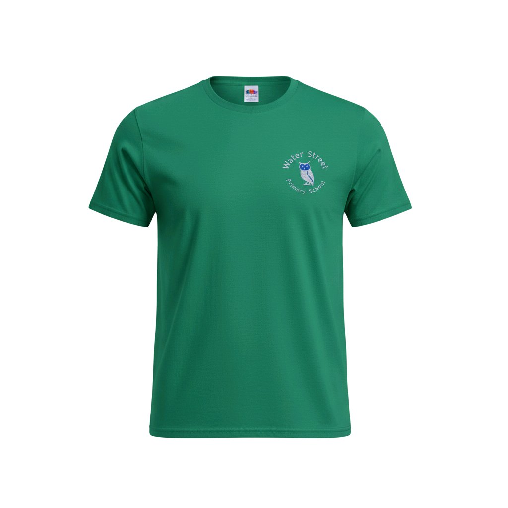 House Colours Green Short Sleeved T-Shirt - Water Street
