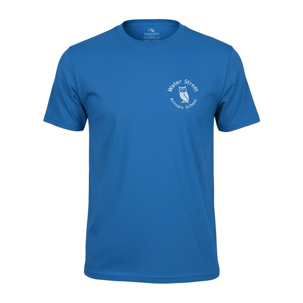House Colours Blue Short Sleeved T-Shirt - Water Street