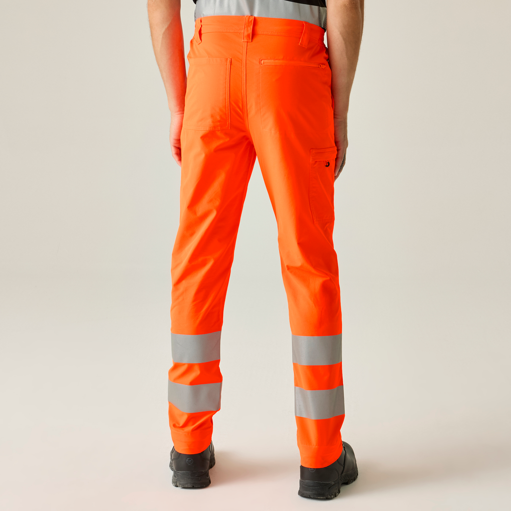 Regatta Professional Hi-Vis Pro Contract Stretch Action Trousers