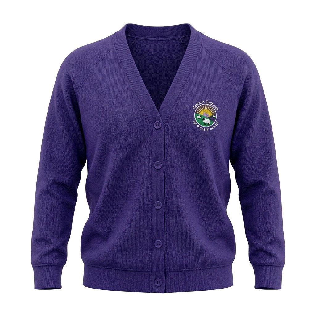 Purple Cardigan - Carleton Endowed CE Primary School