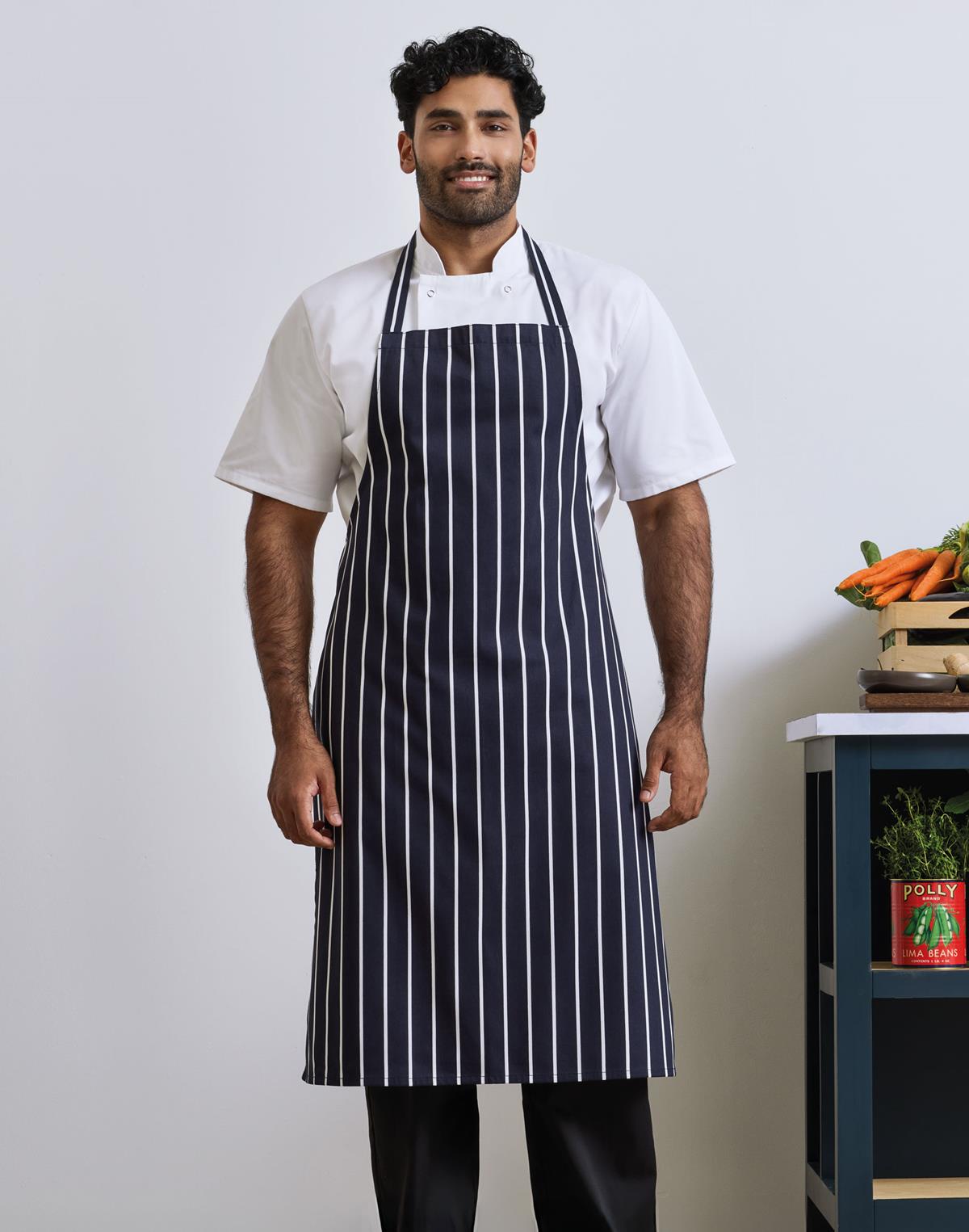 Premier - Striped Bib Apron