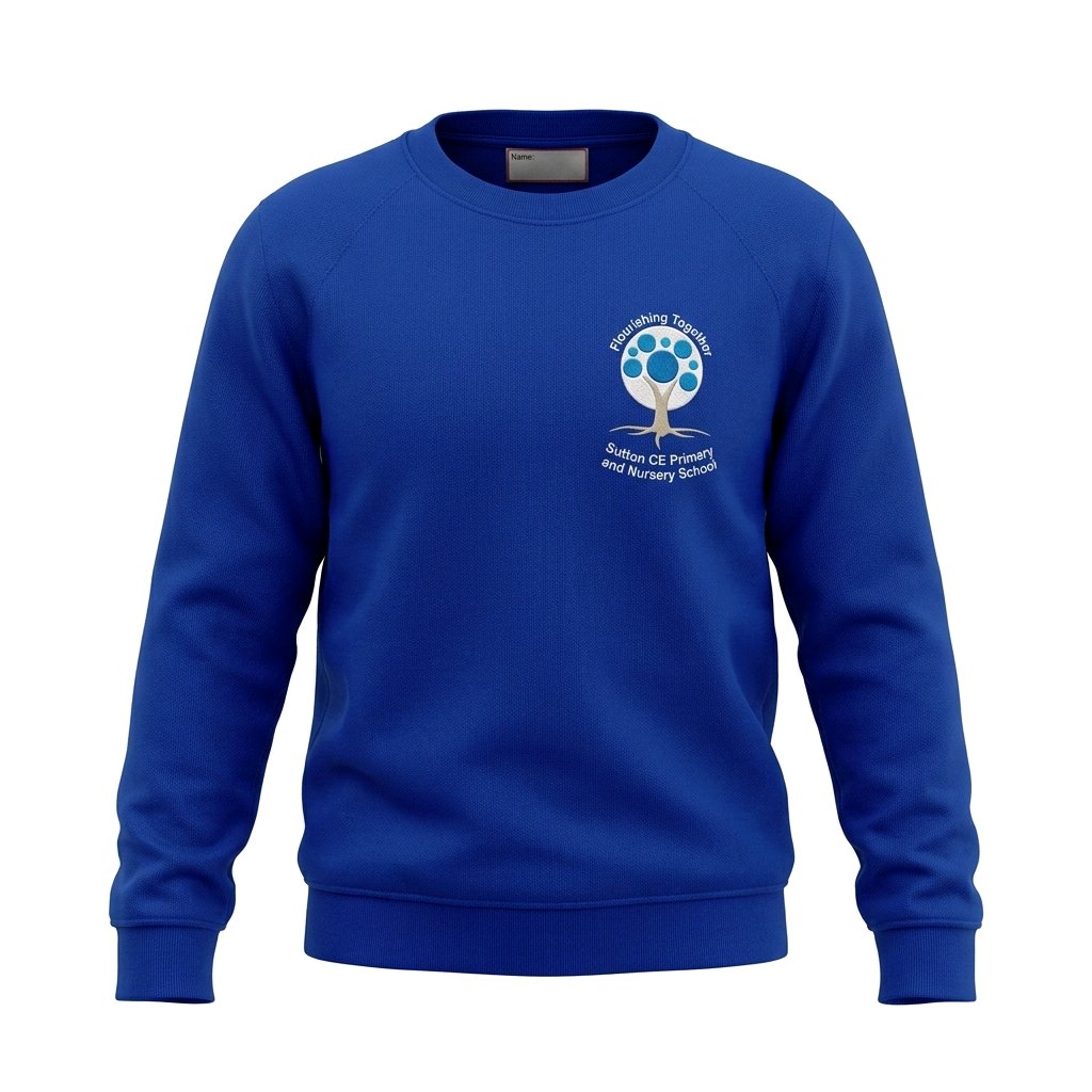 Royal Blue Sweatshirt - Sutton CE Primary School