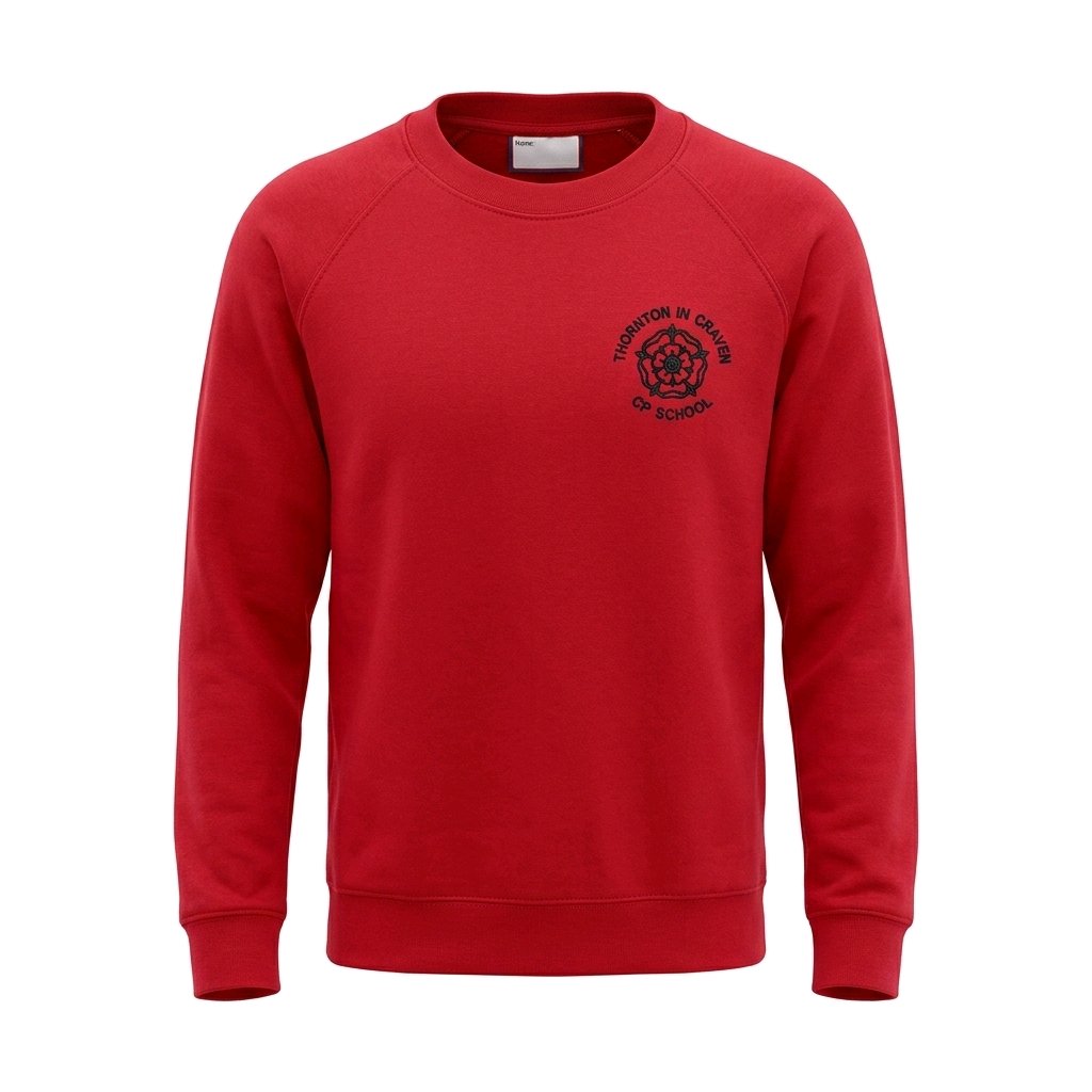 Red Sweatshirt - Thornton-in-Craven CP School