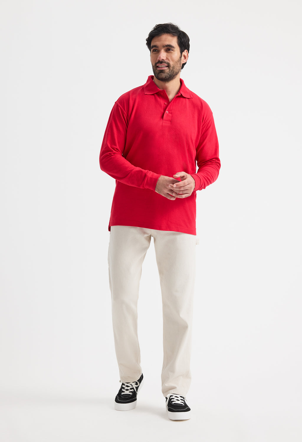 Uneek Classic Long Sleeved Polo Shirt