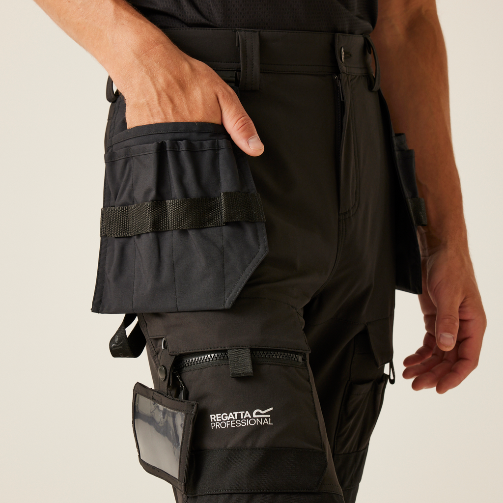 Regatta Professional Hi-Vis X-Pro Stretch Holster Trousers (Class 1)