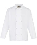 Studded Front Long Sleeve Chef's Jacket
